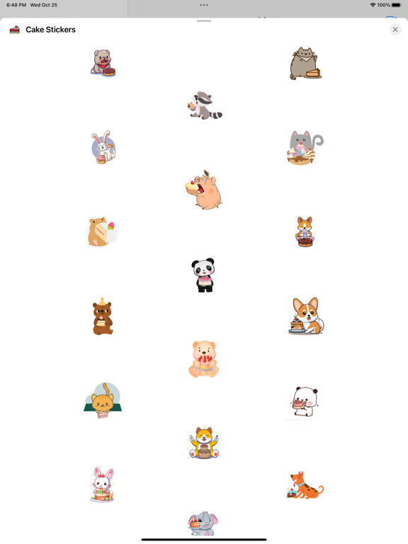 Screenshot #4 pour Cake Stickers