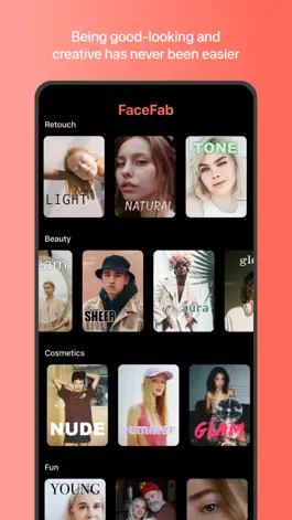 Game screenshot FaceFab: Retouch Photo Editor mod apk
