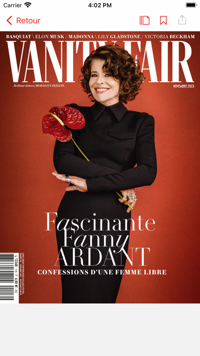 Vanity Fair Magazine France Screenshot