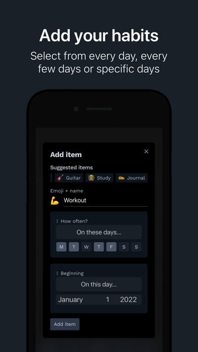 Blocks — Minimal Habit Tracker Screenshot