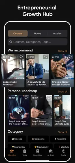 Game screenshot FeelGrow: Business Education apk