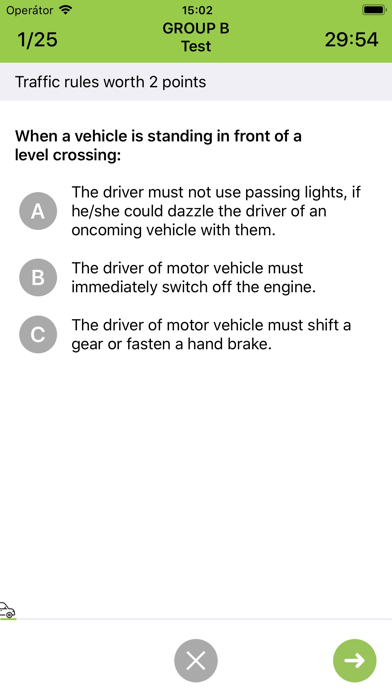 Driving school tests - Czechia Screenshot