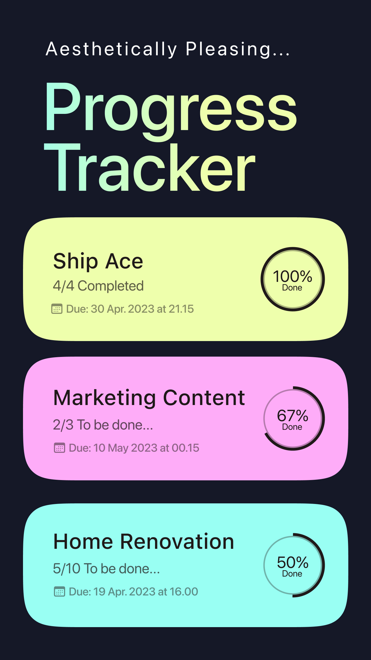 Progress Tracker - Ace