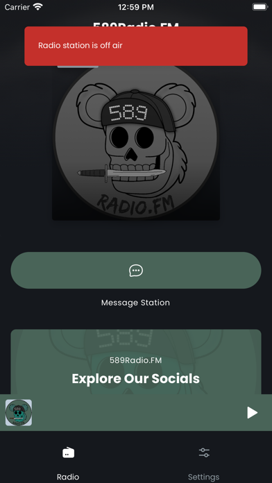 589 Radio Screenshot