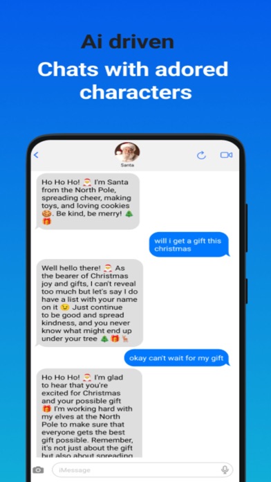 Screenshot #1 pour Character Fake Call and Chat