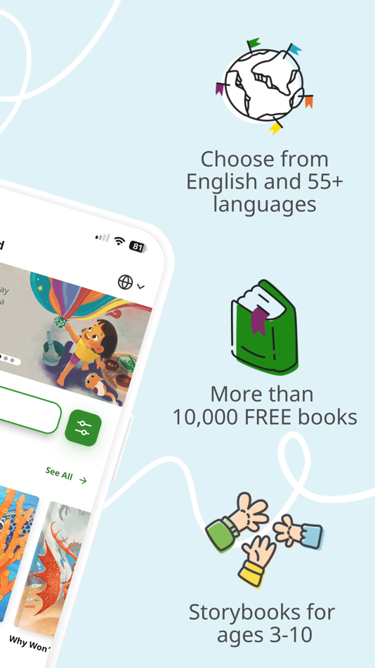 #2. Let's Read - Digital Library (iOS) 由: The Asia Foundation