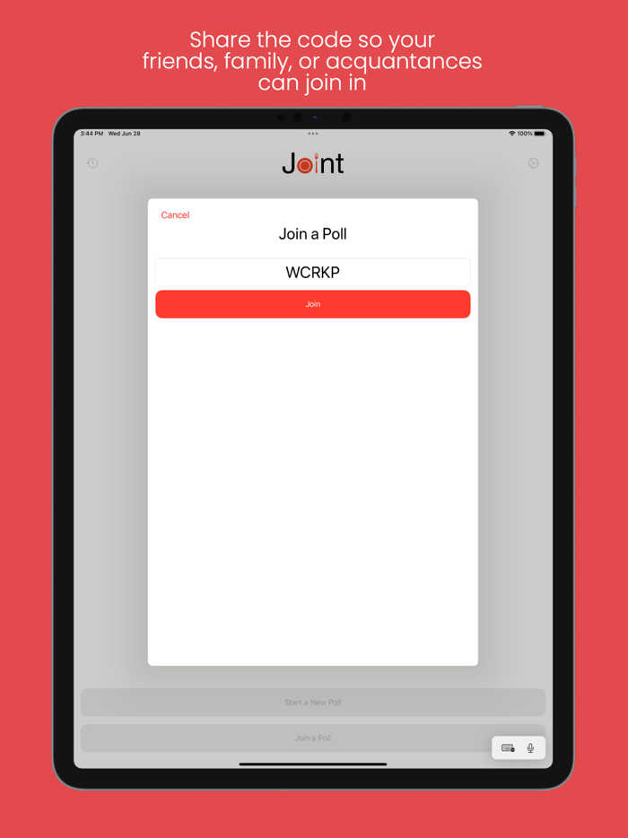 Joint Choose a Restaurant
