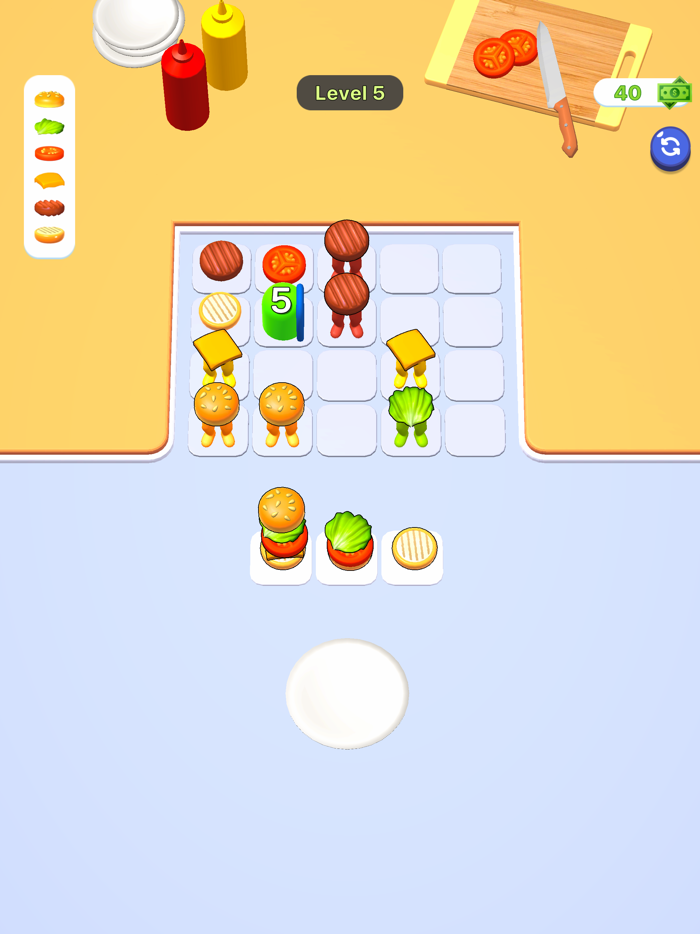 Burger Jam Cooking Puzzle