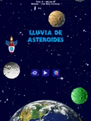 lluvia de asteroides ipad capturas de pantalla 1