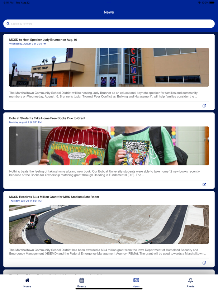 Marshalltown CSD App