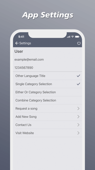 Song Lyrics Book Offline App Screenshot