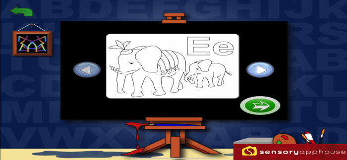 Sensory Alphabet Paint