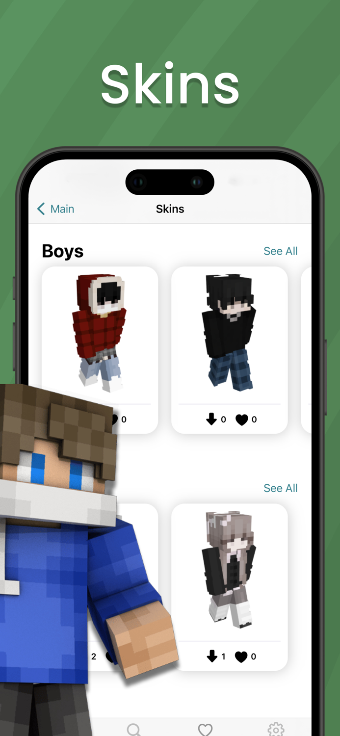 Mods Maps Skins for Minecraft