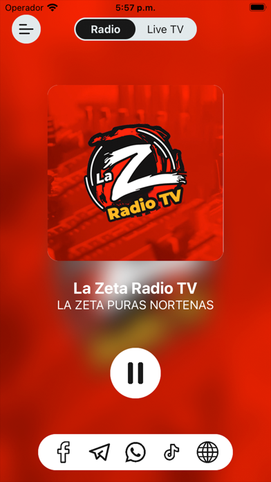 La Zeta Radio Tv Screenshot