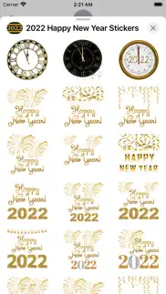 2022 happy new year stickers iphone screenshot 3