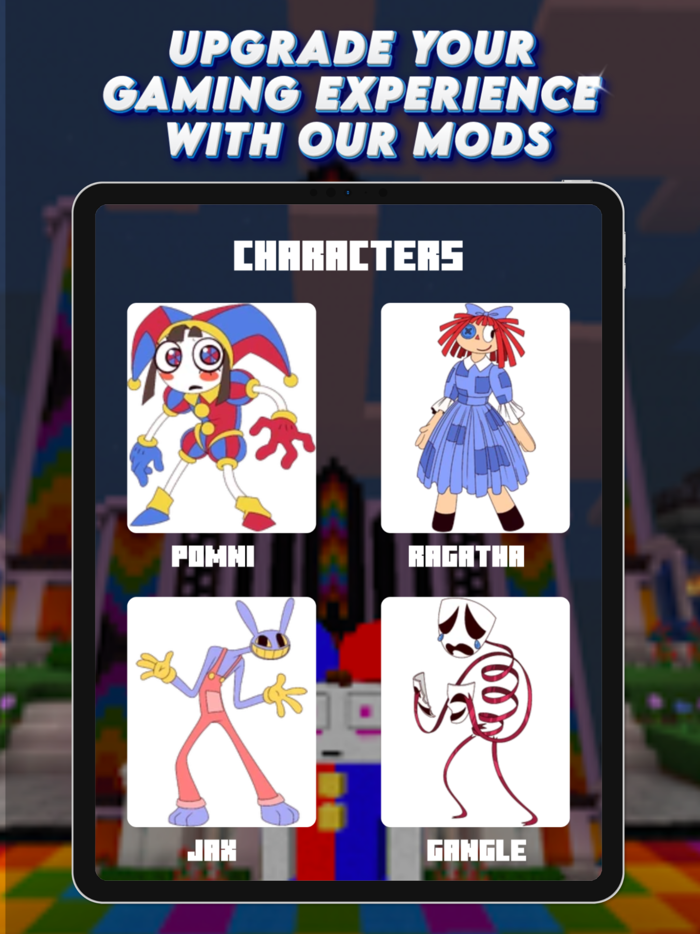 Digital Circus Minecraft Mods