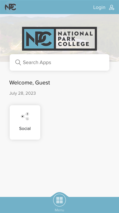 National Park College Screenshot