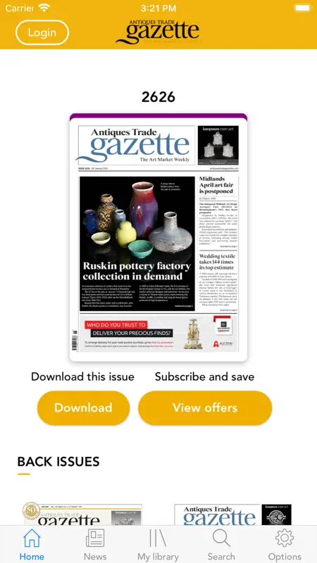 Antiques Trade Gazette screenshot 1 of 1