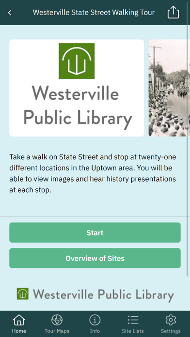 Westerville History Tours Screenshot