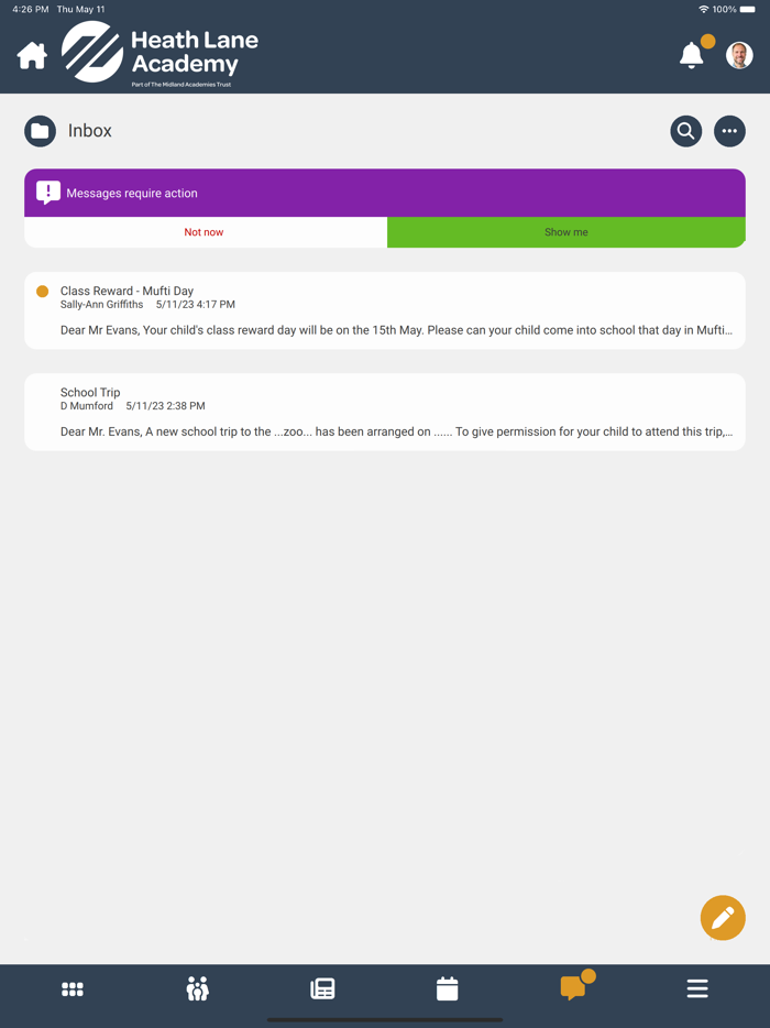Heath Lane Academy App