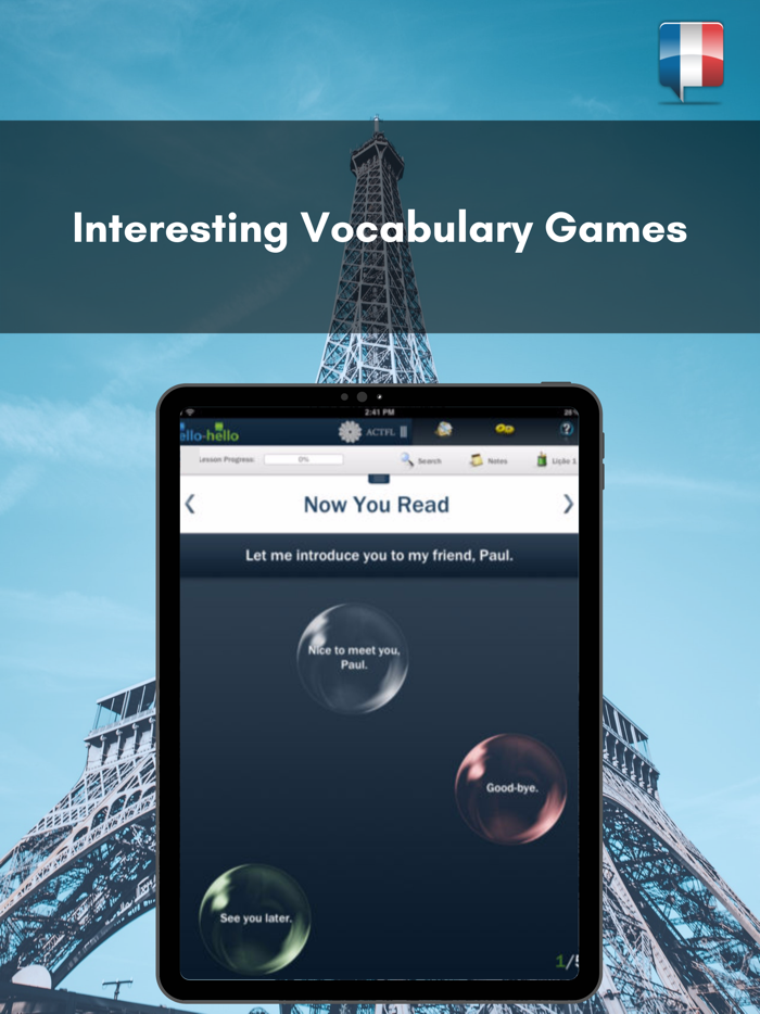 Learn French with Hello-Hello