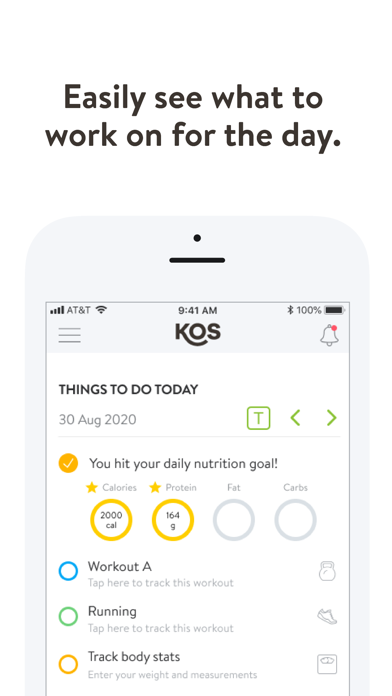 KOS Wellness Screenshot