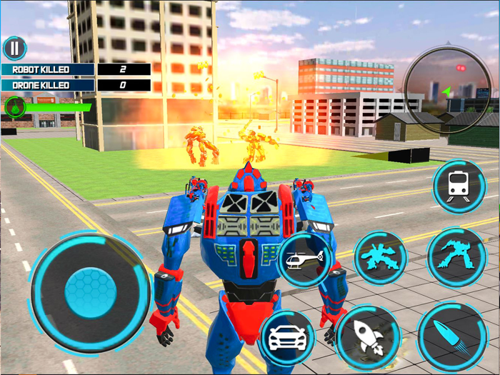 Train Robot Car Transform 2022