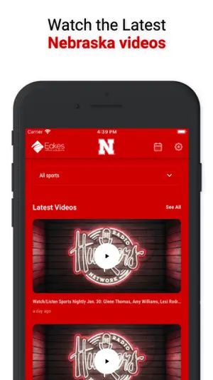 Official Nebraska Huskers screenshot 2