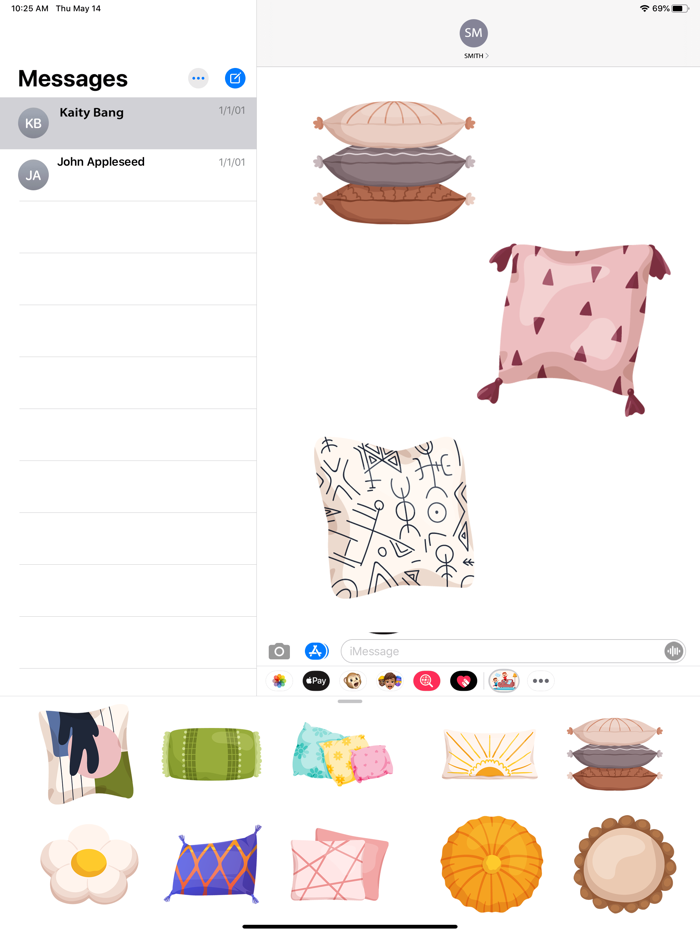 Pillow Fight Stickers