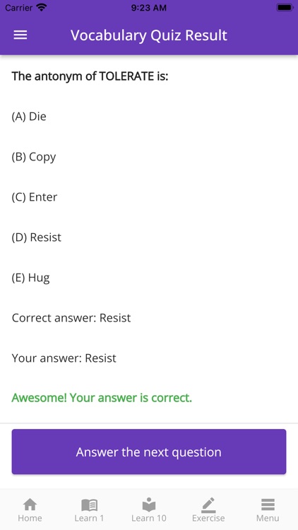 O Level Vocabulary & Practice screenshot-4