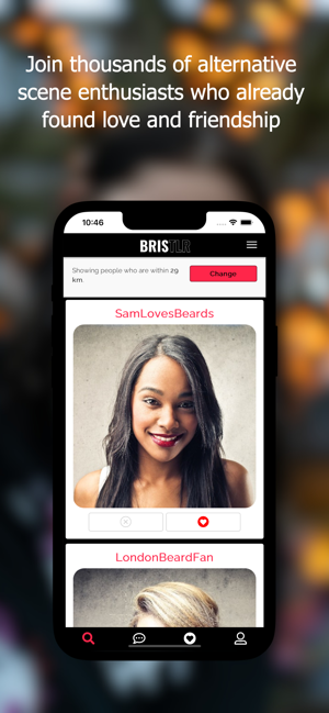 ‎Bristlr, dating for alt fans Screenshot