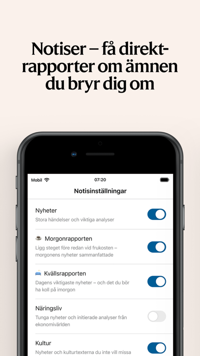 Svenska Dagbladet Screenshot