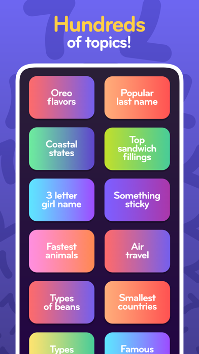 Top 7 - family word game Screenshot