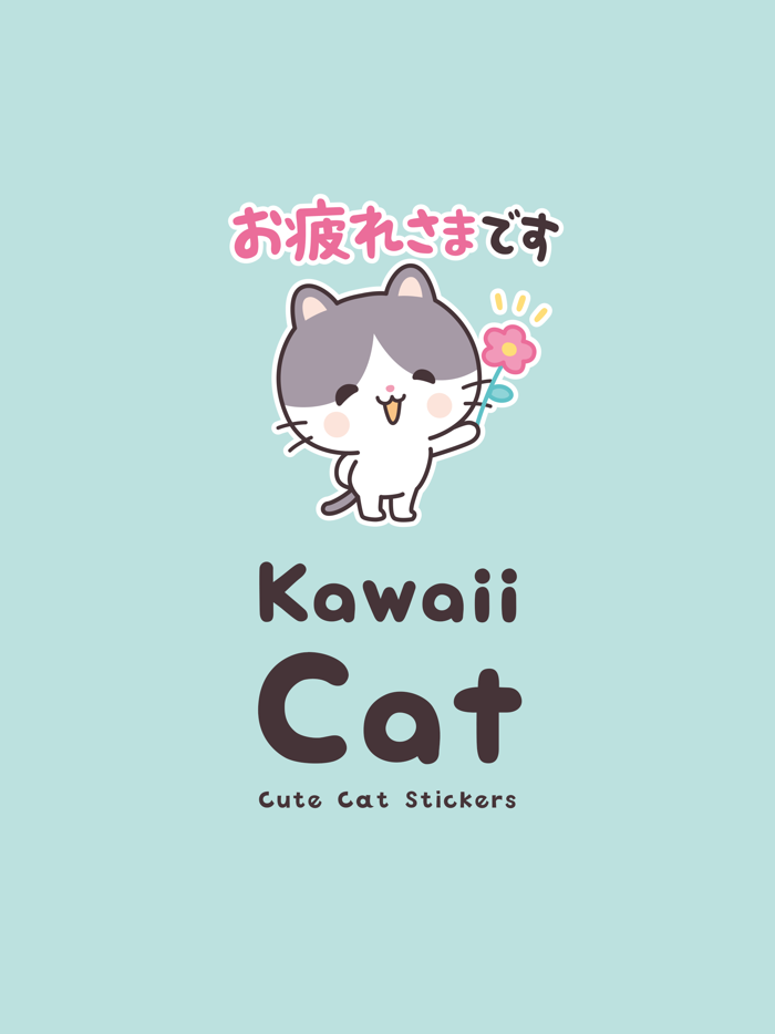 Kawaii Cat Stickers JP