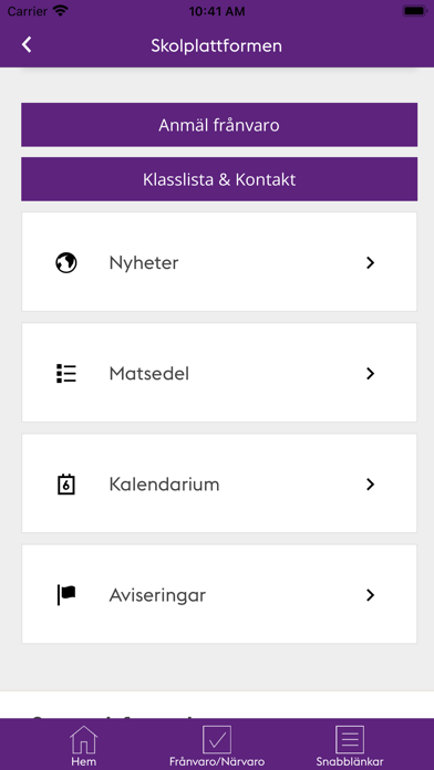 Skolplattformen Stockholm Screenshot
