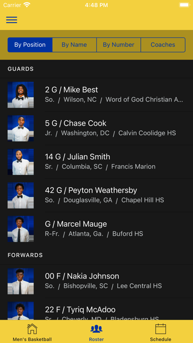 Allen University Athletics Screenshot