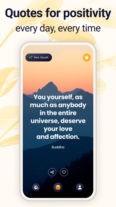 MeUP - Self love quotes Screenshot