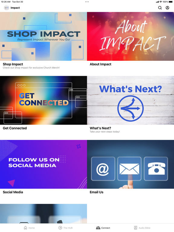 Impact Community Church iPad screenshot 3 - Education app