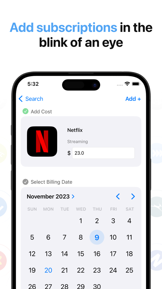 #3. Fleek: Subscription Management (iOS) 由: FLEEK TECHNOLOGIES PRIVATE LIMITED