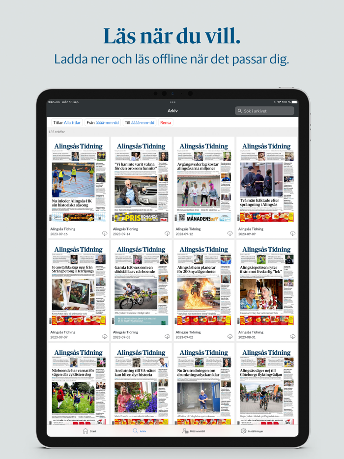 Alingsås Tidning e-tidning