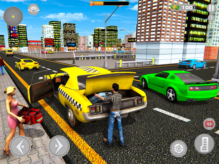 Taxi Driving Car Driver Sim