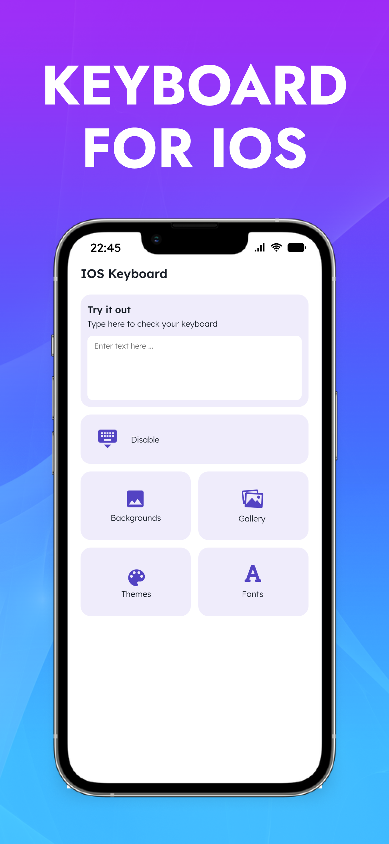 Custom Keyboard : Font Changer