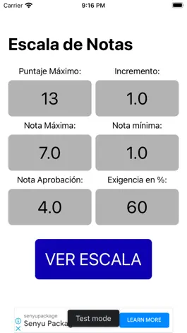 Game screenshot Escala de Notas hack