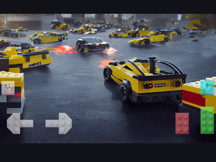 Brick Car Crash Block Car Wars