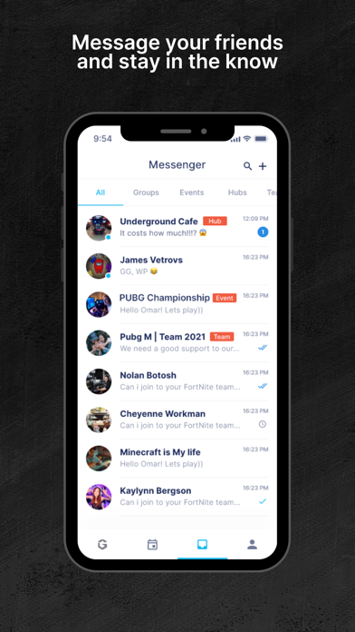 GRID: Tournaments & Events iPhone screenshot 6 - Entertainment app