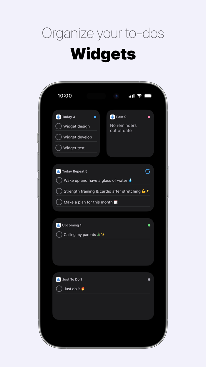 Reminder - To Do and Routine