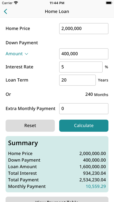 Screenshot #2 pour Easy Finance - Calculator