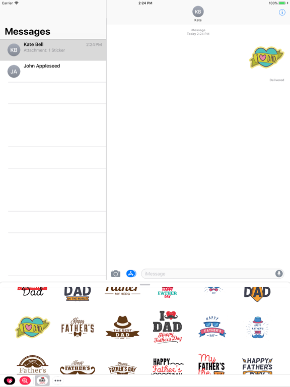 Screenshot #5 pour Fathers Day emoji & stickers