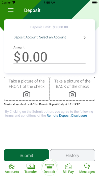 Latrobe Area Hospital FCU Screenshot
