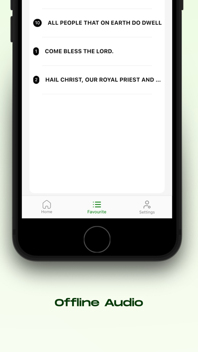 Catholic Hymns Book Screenshot